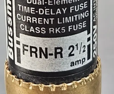 Fusetron FRN-R 21/2 Black Fuse Loc4C4