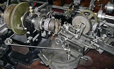 0363-385 RA Lienhard Chaux-De-Fonds Brocading / Engine Turning Machine Circa 1903