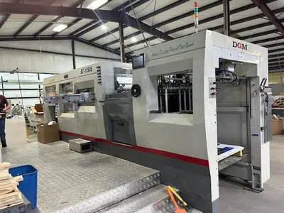 2012 DGM BC 1050 S Diie Cutter with Stripping