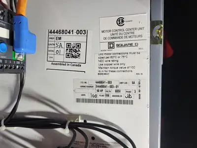 USED SQUARE D MODEL 6