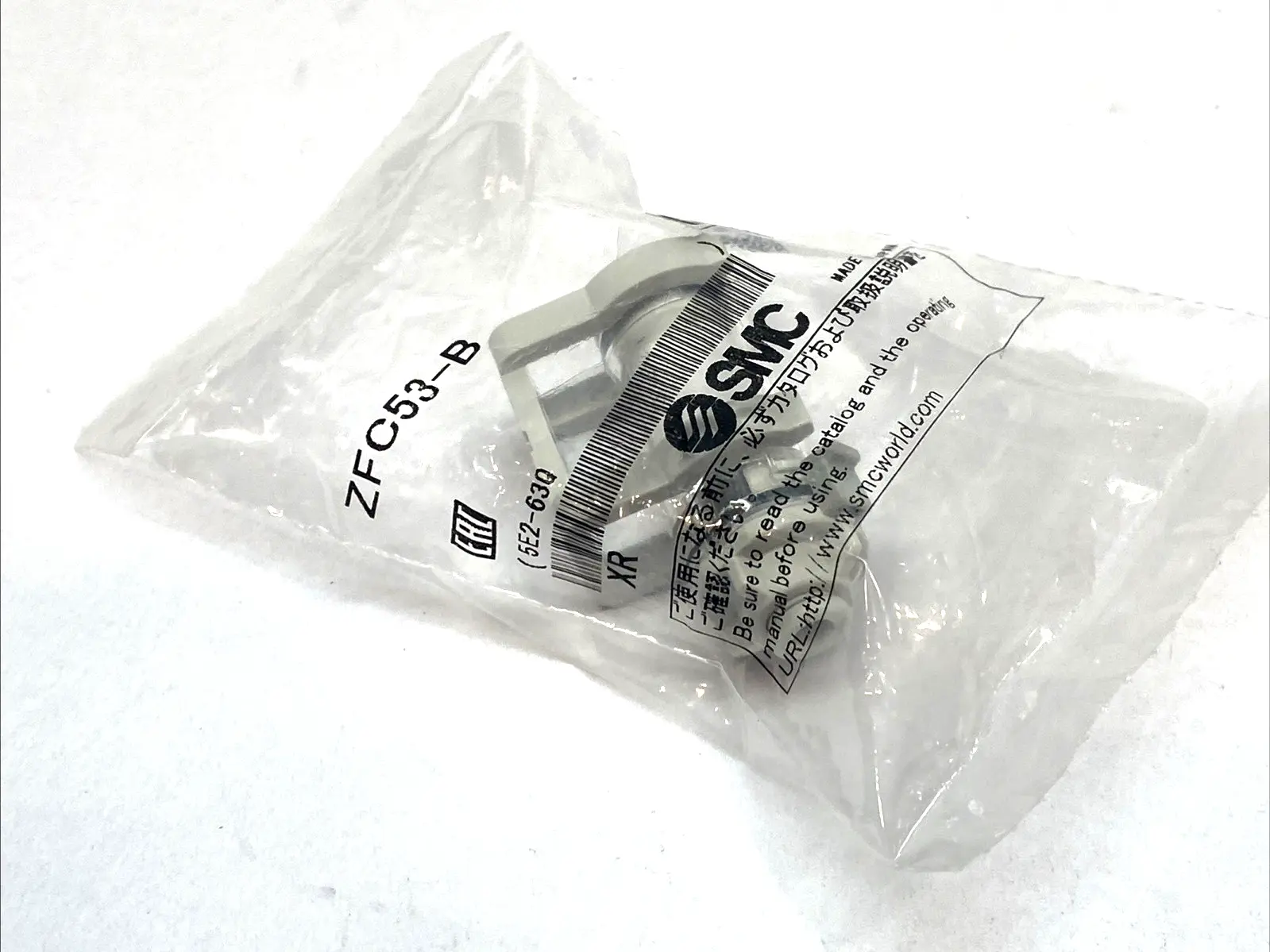 USED SMC IN-LINE AIR FILTER VACUUM FILTER 4MM TUBE 5ΜM W/BRACKET
