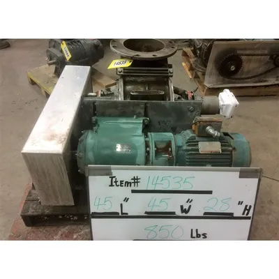 Used 10" Flo-Tronics Stainless Steel Rotary Airlock Side Entry Valve