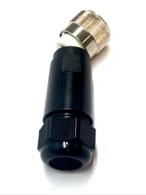 USED AUTOMATIONDIRECT 4-PIN FEMALE AXIAL FIELD-WIREABLE CONNECTOR