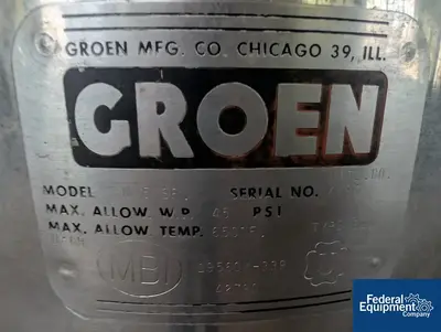 USED Groen 5 Gal Groen Kettle, S/S
