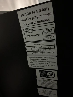 Used TOSHIBA TE-H-960-CB-4 Starters | Equipment Recovery Corp. #1330923