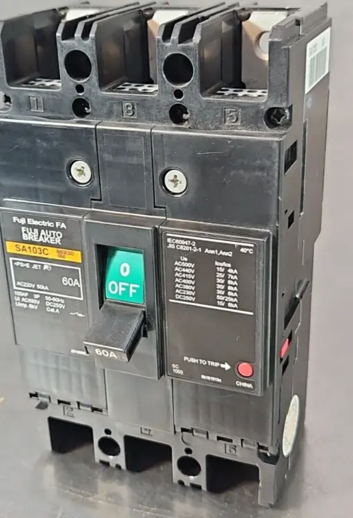 Used Fuji _UNKNOWN_ Circuit Breakers South Carolina US | Palmetto Automation #1162525