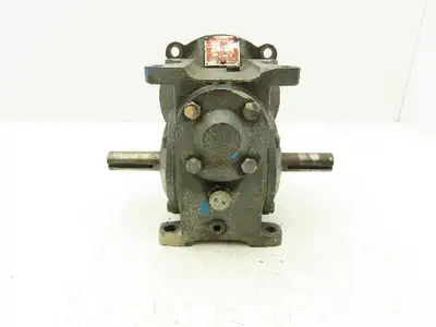 Grant STF Worm Gearbox 30:1 Reducer 58rpm 56C-Face Dual Shaft Output