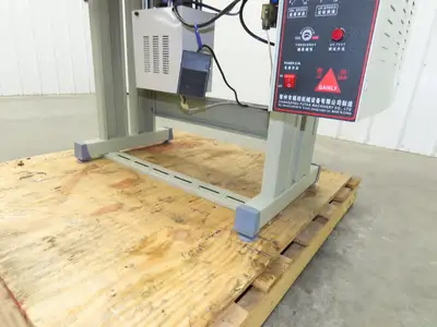 Changzhou JT-100-Q Ultrasonic Welding Sewing Head Unit Press 2x1" Foot 220V