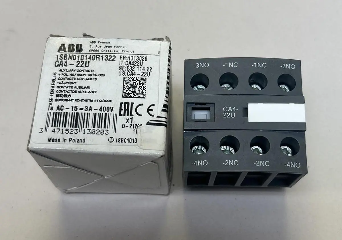 New | in-Stock ABB CA4-22U Miscellaneous Equipment (Electrical & Power) | Surplus Asset Holdings #1202031