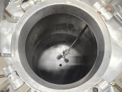 Used 110 Gallon Mixing Tank, 316 Stainless steel