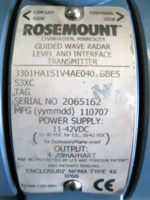 NEW Rosemount 3301 HA1S1V4AE0407BBE5