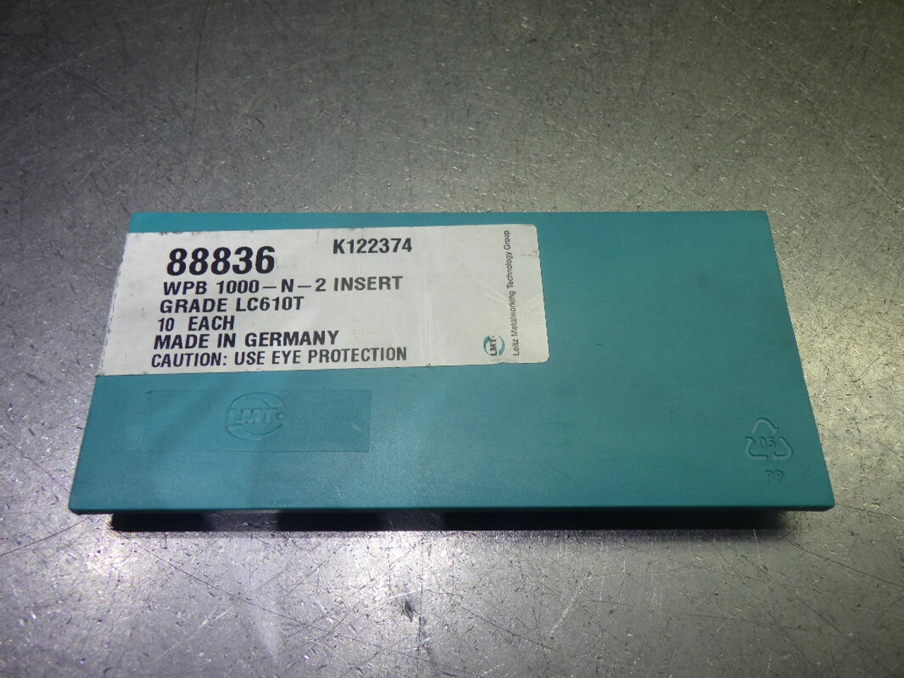 LMT Carbide Milling Inserts QTY10 WPB 1000-N-2 LC610T (LOC1062B)