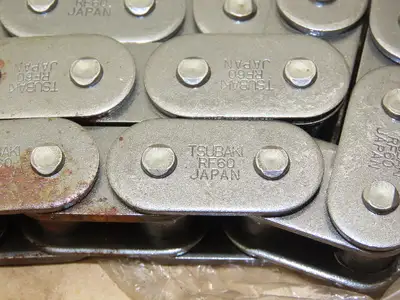 Tsubaki RC-60 RF Chain 10' Long Conveyor Double Pitch 1" *PICS