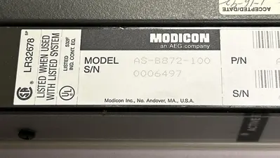 USED MODICON AS-B872-100