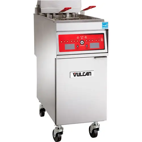 Vulcan 1ER50CF Electric Fryer - (1) 50 Lb Vat, Floor Model, 208v/3ph