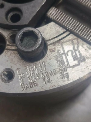 6" Diameter 3 Jaw Lathe Chuck MMK JAPAN