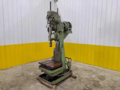 28" CINCINNATI BICKFORD MODEL #3L GEARED HEAD SINGLE SPINDLE  DRILL: STOCK #22815
