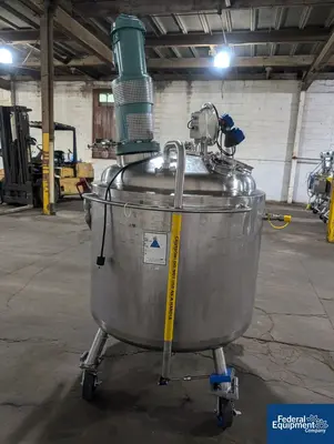 USED Precision 550 Liter Precision Stainless Reactor, 316L S/S, 45/100#