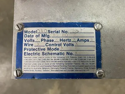 USED LIQUIPAK INTERNATIONAL D40