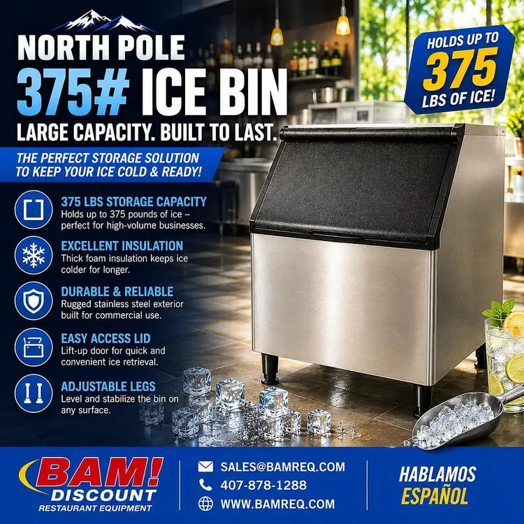 New | in-Stock NORTH POLE BIN-530 Restaurant Storage Containers Florida US | BAM Discount Restaurant Equipment #1301620