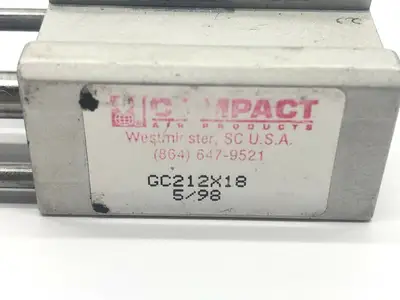 Used Compact Air Products GC212X18 Pneumatic Cylinders Michigan US | Maverick Industrial Sales #1396808