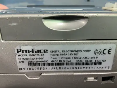 Used 2008 PROFACE 298007002 Automation Control (HMI) Ohio US | HGR 24 #1345273