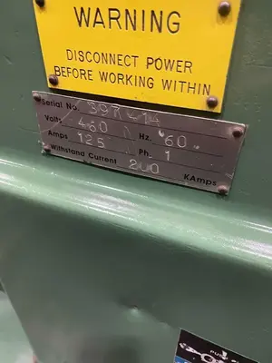 1997 FASTENER ENGINEERS 1.250" BW-1250 BUTT WELDER (14561) WELDERS, BUTT | Machinery International LLC (8)