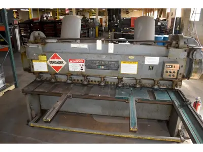 8' x 3/16" CINCINNATI MODEL #1408 MECHANICAL POWER SQUARING SHEAR: STOCK #22769