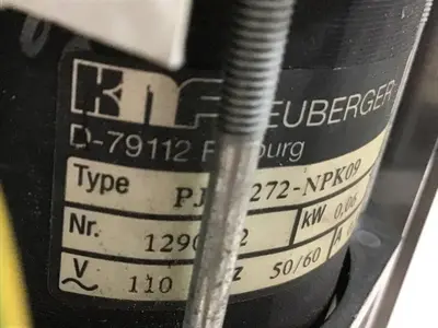 USED KNF NEUBERGER PJ 15272-NPK 09