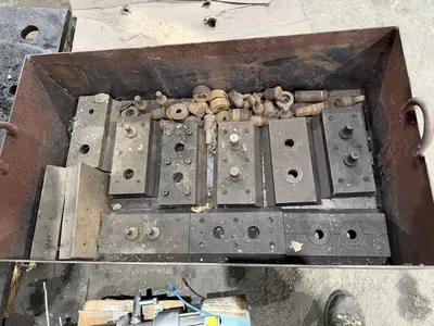 2 HOLE PRESS PUNCH DIE FOR SPLICE PLATES / MOUNTING BRACKETS: STOCK #23650