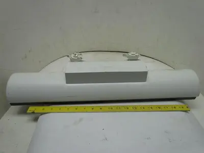 8279EWH FT40DL 2x40W Twin Tube Fluorescent Track Light Fixture Side Mount White