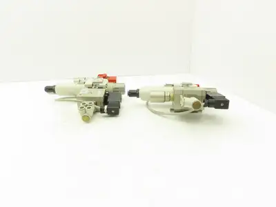 SMC Pneumatic Air Soft Start Valve Relief Filter Regulator Assembly Lot of 2