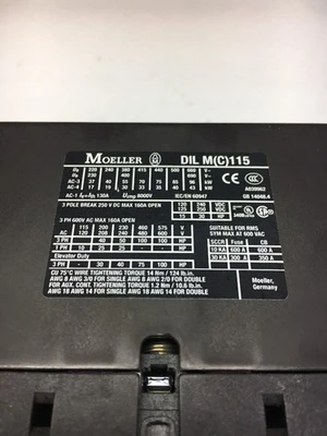 USED moeller DIL M115