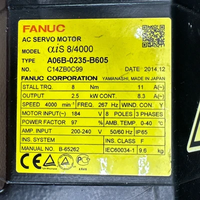 USED FANUC A06B-0235-B605