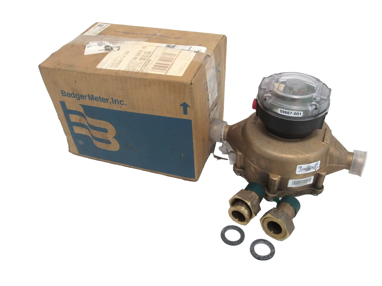 NEW BADGER PFT-1E FLOW METER M70 GALLONS 1" 58872-039 PFT1E