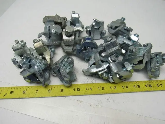 Steel City PC-50ET 1/2" Galvanized Edge Type Rigid Conduit Clamp Lot Of 17