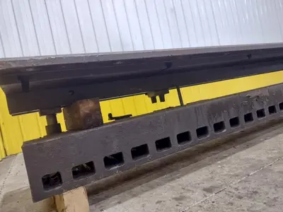 18' LONG T-SLOTTED RAIL DIE PLATE: STOCK #24011