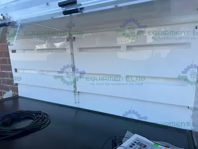 USED FLOW SCIENCES FSI11600 6 FT TOP MOUNT VENTED BALANCE SAFETY ENCLOSURE
