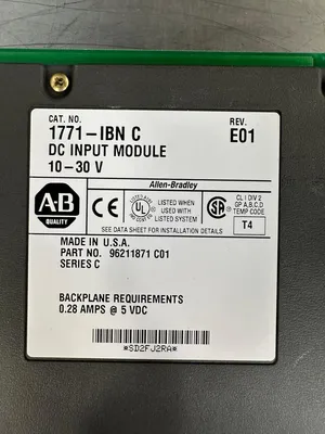 USED Allen-Bradley 1771-IBN