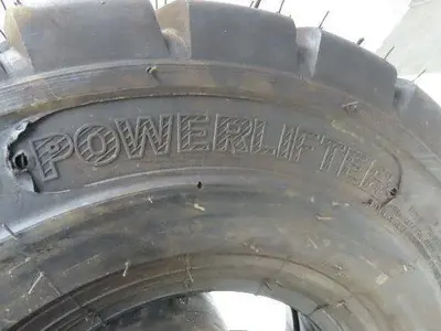 Steller Powerlifter 6.9016.00.9 NHS Pneumatic Air Forklift Traction Tire Black