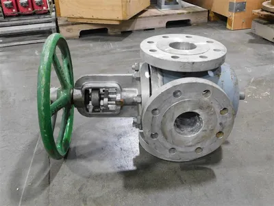 SchuF Armaturen 12 DH Plug Valve 12" ANSI 300 20 Bar Used
