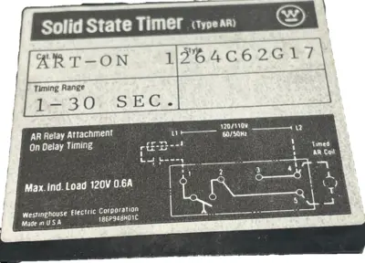 NEW WESTINGHOUSE 1264C62G17