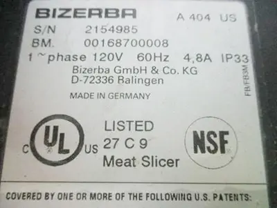 Used BIZERBA A404US Slicers / Dicers / Cutters British Columbia CA | Surrey Food Equipment #1310241