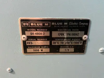 Used BLUE M OV490A2 Ovens Ohio US | HGR 24 #1343660