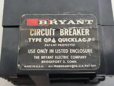 Used BRYANT QPA260 Switchgears British Columbia CA | Lenmark #238508