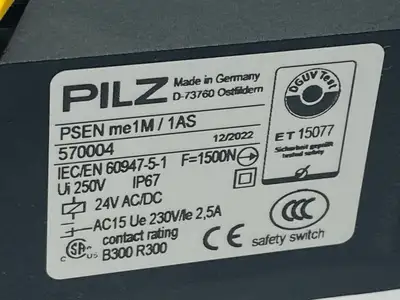 USED PILZ 1AS