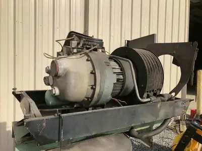 Sullair 6E-10.0-XH 10HP Reciprocating Air Compressor 175PSIG 5729hrs 3PH 50gal