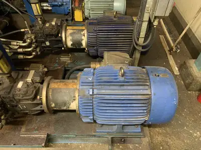 Twin Hydraulic Power Pack, 20HP + 40HP Motors