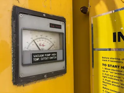 30 HP HI-VAC MODEL #230 INDUSTRIAL HIVAC VACUUM SYSTEM: STOCK #23093
