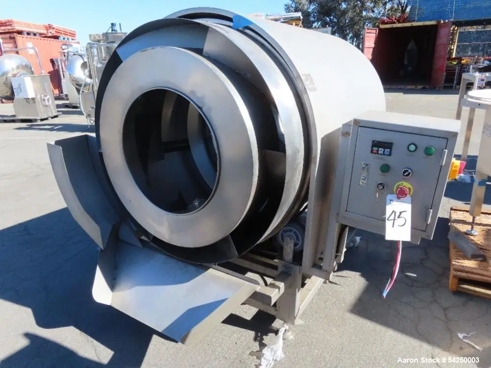 Industrial Stainless Steel Coating Drum – Model JYC-500 by Shanghai Junyu